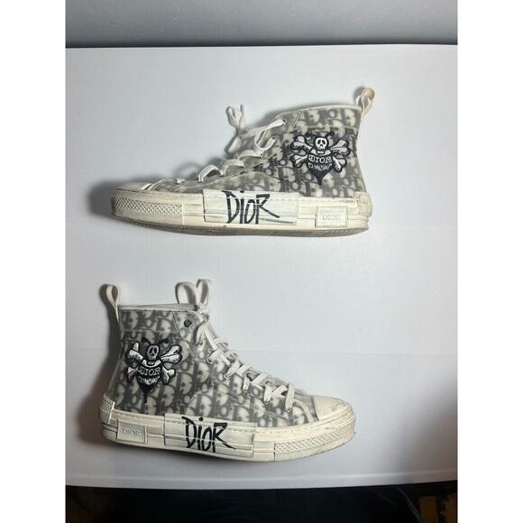 Size 12 - Dior B23 High Dior Oblique - Shawn Bee Embroidery Patch main image 2